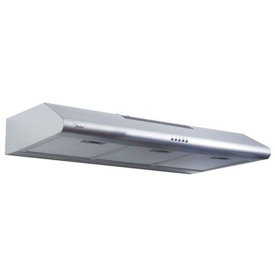Midea Conventional Re-Circulating Chimney Hood 90F49 Silver